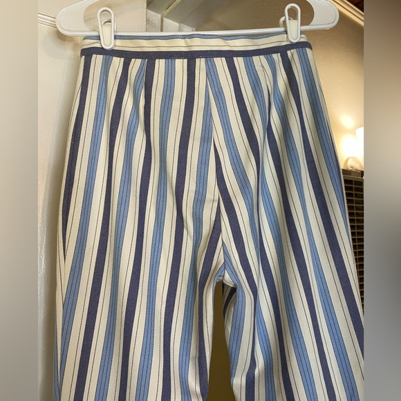 Urban Outfitters flared Pants Retro 90’s y2k Punk Striped Linen Trousers - Picture 10 of 10